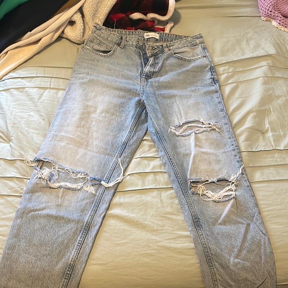 Zara mom jeans